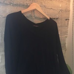 Black staccato sweater. Size small